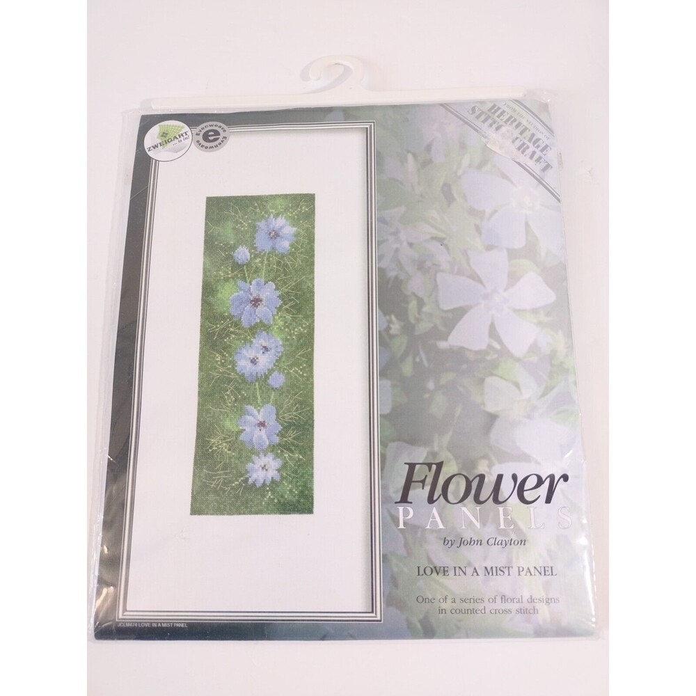 Zweigart Flower Panel Love In A Mist Panel Cross Stitch